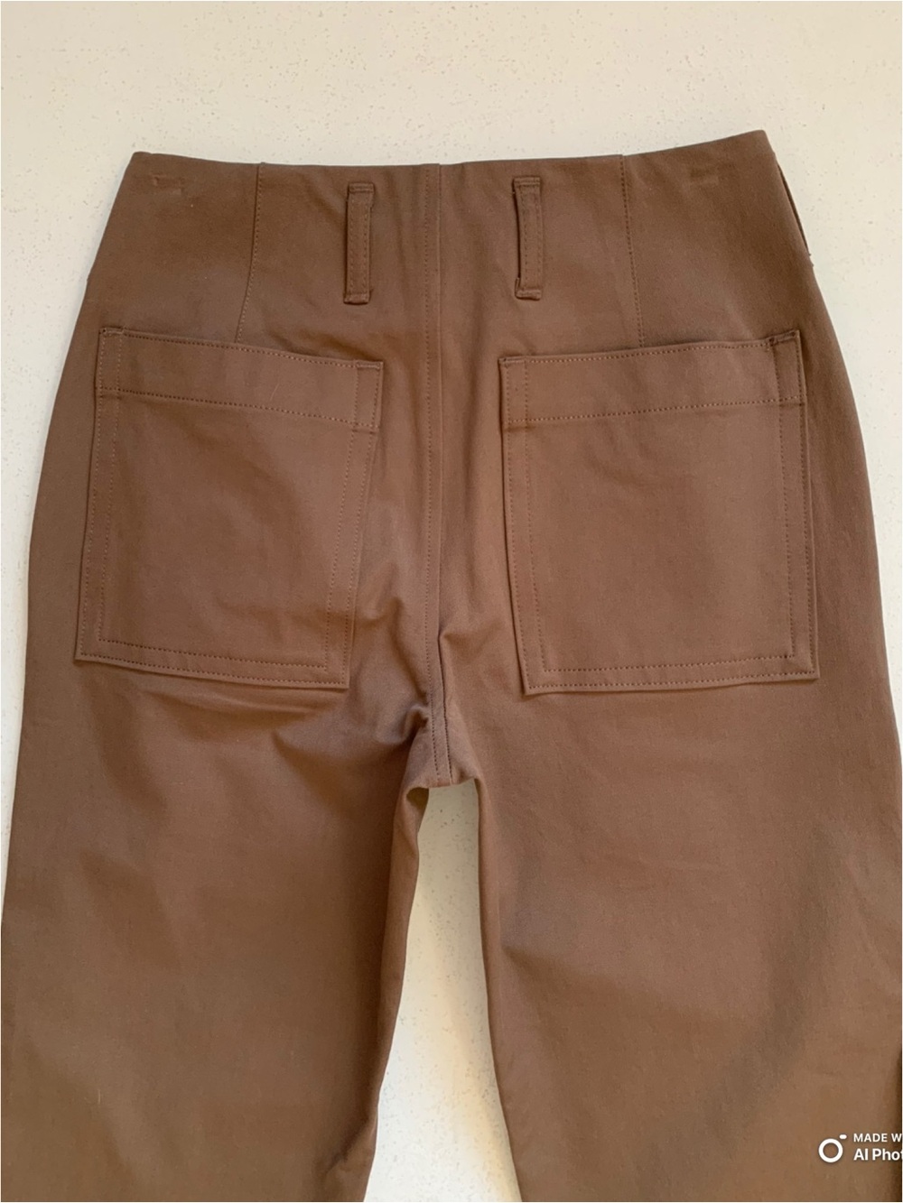 Everlane Cocoa Brown Bi-Stretch Utility Pant Size 00 NWT Fall Casual - Picture 8 of 17